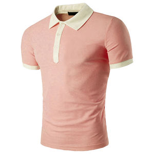 Polos de hombre de tela transpirable último diseño ropa informal camisas polo de Hombre talla grande algodón con logotipo personalizado - Product Image 3