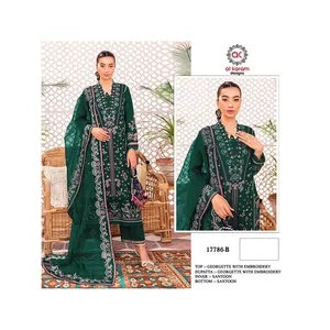 ชุดคอลเลกชั่นสไตล์จอร์เจียพร้อมงานปักเย็บสไตล์ปากีสถาน - Product Image 1