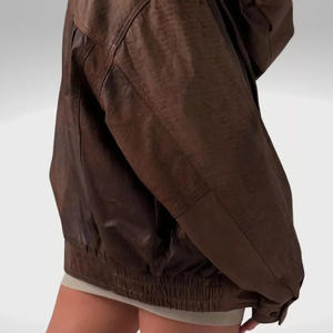 Veste en cuir pour femme, automne-hiver, cuir véritable, qualité supérieure, prix raisonnable - Product Image 6