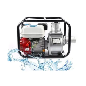 Fabricant de la meilleure performance pompe auto-amorçante à moteur à essence refroidi à l'air à 4 temps pour pomper l'eau des puits