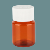 Botol Obat PET Silinder Mini 20ml Berkualitas Tinggi Laris Manis, Tutup Ulir, Bersertifikat ISO 9001, Dapat Disesuaikan, Merek Pavico