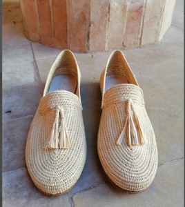 รองเท้าแตะ Raffia สำหรับผู้หญิงทำด้วยมือ, ไอเดียของขวัญ - Product Image 2