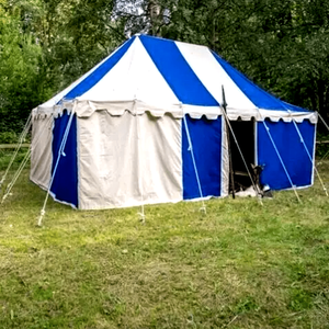 Carpa Medieval Portátil para Tres Estaciones con Estacas Hexagonales/Diamante, Forma Redonda, Gran Espacio - Product Image 1