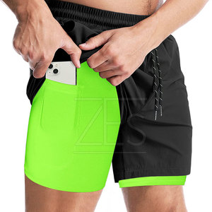 Wholesale Price <b>Lightweight</b> <b>Men</b> 2 In 1 <b>Shorts</b> Customized Top Quality <b>Men</b> 2 In 1 <b>Shorts</b> For Online Sale - Product Image 1