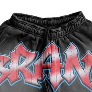 Ensemble d'été à la mode pour hommes T-shirt et short en coton respirant T-shirt et short assortis à motifs imprimés - Product Image 6