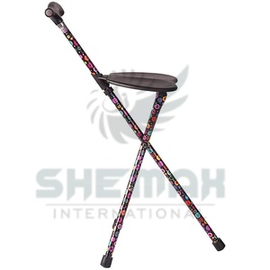 Strong horse riding riding walking <b>seat</b> <b>stick</b> made <b>with</b> strong material perfect for outdoor walking and comfortable sitting. - Product Image 1