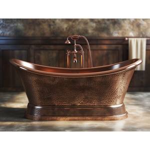 La superficie lisa y fantástica de un bañera de cobre es muy demandada y proporciona una experiencia de baño cómoda y lujosa. - Product Image 4