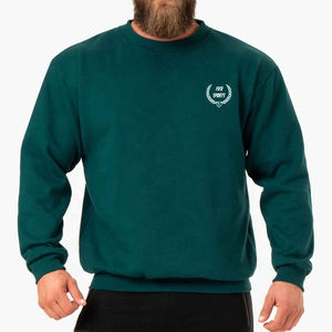 Sweat-shirt col rond personnalisé OEM Sweats à capuche vierges surdimensionnés de haute qualité Polyester/coton brodé numérique d'hiver - Product Image 1