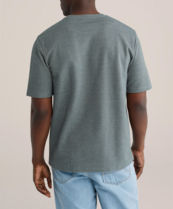 เสื้อยืดผู้ชายสั่งทำ 100% ผ้าฝ้าย ทรงปกติ คอกลม ผ้าถักลำลอง ผู้ผลิตตามสั่ง - Product Image 3