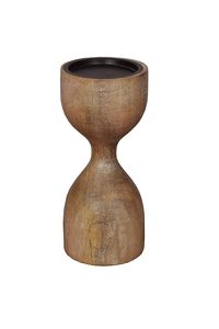 Portavelas de madera antiguo minimalista HF Crafts, soporte de pilar de playa Vintage para decoración de mesa de comedor de Navidad - Product Image 3