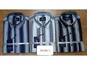 เสื้อเชิ้ตแขนยาวผู้ชาย ดีไซน์คลาสสิก ผลิตจากผ้าฝ้ายอินเดีย ทนต่อการยับ - Product Image 2