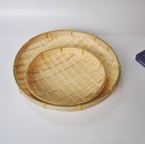 Most Selling Handmade Rattan Tray Multi Purpose Decorative Basket for Dining Table Available at Best Price from India - Product Image 2