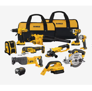 Meilleures ventes : Kit combiné d'outils DeWalt 18V 20V XRP, 10 pièces, outils électriques, perceuses, prêt à être expédié - Product Image 1