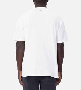 T-shirt ample pour homme en coton/polyester, style streetwear, coupe oversize, épaules tombantes, motif uni, design vierge épais et respirant - Product Image 4