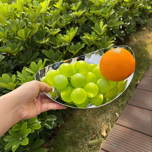 Simple Curved Shape Silver Finished Serving <b>Bowl</b> Perfect for Fries <b>Snacks</b> and Everyday Home Use Handcrafted From India - Product Image 1