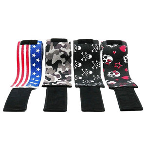 En gros, bandes de poignet de musculation professionnelles, durables, respirantes, en coton et caoutchouc, personnalisables avec logo, protection unisexe - Product Image 1