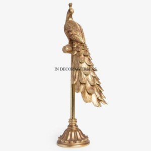 Set Of 2 Apple And Pear Designer Black Color Powder Coated And Gold Plated Heavy Duty Metal Made Sculpture Table Top <b>Decor</b> - Product Image 4