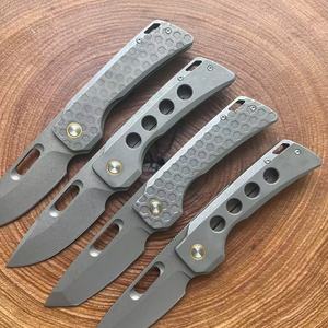 มีดพับ EDC แบบยุทธวิธี ด้ามลายรังผึ้ง ล้างด้วยน้ำยาพิเศษ ลูกปืนแบบบอล ใบมีด D2 ความแข็งสูง เคลือบ PVD - Product Image 5