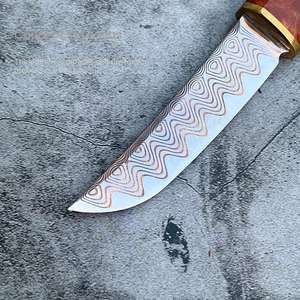 Cuchillo de Supervivencia y Caza para Exteriores, Personalizable, de Grado Industrial, Huali Sakura VG10, Afilado, de Alta Dureza, Recto, con Mango de Plástico - Product Image 5