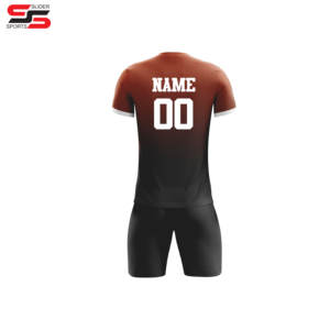 Uniforme de football pour hommes sur mesure à manches courtes pour adultes vente en ligne directe d'usine ensemble complet uniforme de football vêtements de sport - Product Image 4