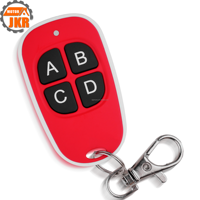 Clone rapide de télécommande RF à 4 boutons 433MHz pour commande de garage à porte coulissante EV1527 Code