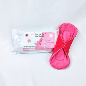 Serviette hygiénique réutilisable de qualité supérieure, écologique, en coton naturel, lavable, pour l'hygiène quotidienne des femmes - Product Image 5