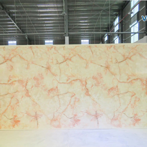 Panel de mármol moderno de PVC de alta calidad, raya de grano de piedra, protección UV ignífuga, impermeable, Comercial para uso doméstico - Product Image 1