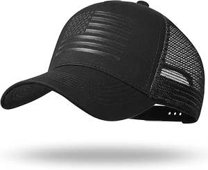 American Flag <b>Trucker</b> <b>Hat</b> - Snapback <b>Hat</b>, Baseball Cap for Men <b>Women</b> - Breathable Mesh Side, Adjustable Fit - for Casual Wear - Product Image 3