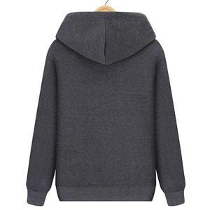 Wholesale 100% Pure Cotton <b>Men's</b> Casual Sweatshirt Warm Fleece <b>Hoodie</b> with Customizable Logo for Autumn Season - Product Image 6