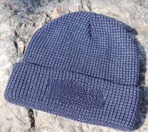 Bonnet d'hiver unisexe pour adultes 100% coton brodé de logo chapeau chaud décontracté avec logo personnalisé chapeaux de ski doux vente en gros - Product Image 1