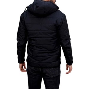 Veste d'hiver pour homme de haute qualité, personnalisée, légère, à col montant, style tendance, respirante, coupe-vent - Product Image 4