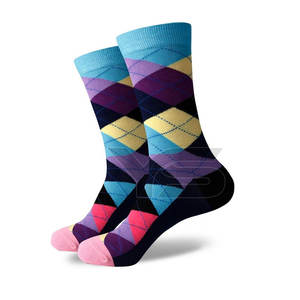 High Quality Custom Men's Sport <b>Socks</b> Breathable Cotton Crew with Anti-Slip Feature for Winter Season Fashionable OEM Design - Product Image 4