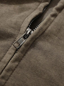 OEM/ODM Sweat à capuche épais 430 g/m² Sunfade Wash à double fermeture éclair Sweat à capuche zippé à capuche surdimensionné - Product Image 4