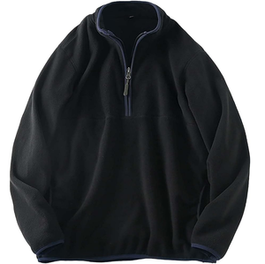 Sweat-shirt personnalisable à col montant | Polaire, fermeture éclair, multicolore, mélange polyester/coton - Product Image 3