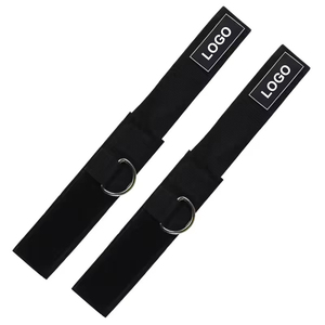 สายรัดข้อเท้าคุณภาพสูงสำหรับออกกำลังกาย วัสดุ PU สำหรับใช้กับเครื่องออกกำลังกายแบบสายเคเบิล รองรับการสกรีนโลโก้ตามสั่ง - Product Image 4