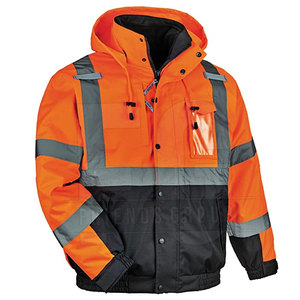 Gilet de sécurité pour guide de chien haute visibilité, classe 2 ANSI, imperméable, réfléchissant, en polyester/nylon, veste de travail respirante, personnalisable - Product Image 5