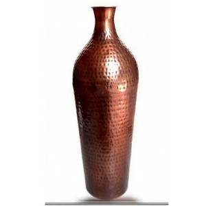 Floreros y macetas de Metal de cobre martillado de estilo moderno para el hogar, sala de estar, decoración de mesa, jarrón de Metal de lujo - Product Image 4