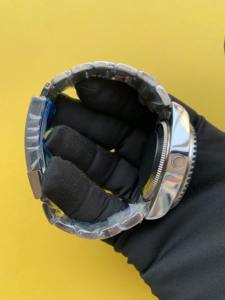 นาฬิกาข้อมือสำหรับผู้ชายนาฬิกาสวิสระบบแอนะล็อกระบบกลไกสแตนเลสสีดำมีสไตล์ - Product Image 5