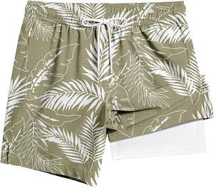 Pantalones Cortos Deportivos 2 en 1 de Poliéster de Secado Rápido, Personalizados para Entrenamiento, Gimnasio, Fitness, Maratón, para Hombre - Product Image 1