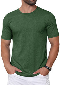 New 2025 Fashion Custom OEM Casual Luxury Logo Printed Blank Plain Gym Sports <b>Muscle</b> Slim Fit Plus Size Fitness <b>Men's</b> <b>T</b>-<b>Shirts</b> - Product Image 6