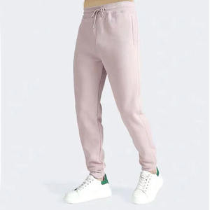 กางเกงวิ่งเข้ารูปสำหรับผู้ชายกางเกงกีฬาผ้าฝ้ายพลัสไซส์พร้อมกระเป๋าซิปปรับแต่งโลโก้ได้ตามต้องการ - Product Image 3