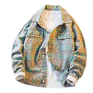 Chaquetas Vaqueras de Invierno 2025, Nuevas y Modernas para Hombre, 100% Algodón, Resistentes al Viento, Elegantes, de Alta Gama, Casuales, con Cuello Alto y Diseño de Conejo en la Parte Delantera - Product Image 5