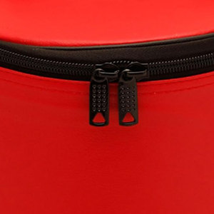 Maçonnique Shriner Fez chapeau/casquette étui en cuir rouge, strass de broderie à la main et boîte de rangement d'affichage de fil de lingot - Product Image 5