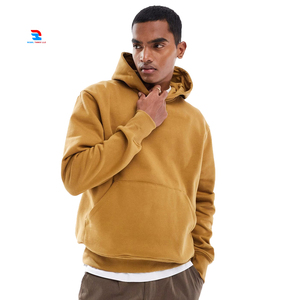 เสื้อมีฮู้ดทรงหลวมสำหรับผู้ชายผ้าฟลีซ500 GSM เสื้อมีฮู้ดแบบหนาทรงหลวมโอเวอร์ไซส์ - Product Image 1