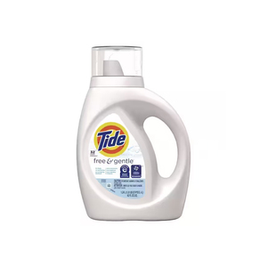 Detergente líquido Tide Free & Gentle 132 floz disponible para mercados internacionales a bajo costo - Product Image 4