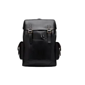 Premium Quality Handmade Soft Leather Backpack With Side Pocket & Stylish Comfortable Strap Top Indian Supplier Manufacturer