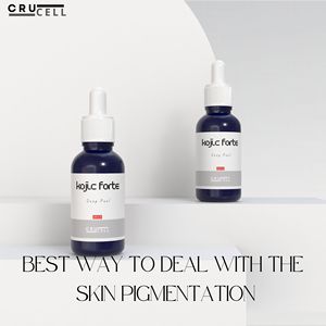 Formule liquide authentique de label privé Crucell Kojic Forte Peel pour l'hyperpigmentation du visage et le blanchiment de la peau à un prix - Product Image 3