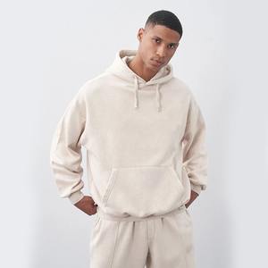 OEM Streetwear Combinaisons de survêtement délavées à l'acide pulls à capuche Ensemble de survêtement et sweat à capuche évasés vintage pour hommes - Product Image 3