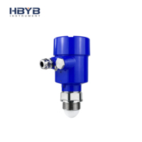 HBYB Medidor de Nivel de Radar Marino de 80GHZ para Líquidos y Sólidos, Sensor de Nivel de Radar 4-20mA HART RS485, Transmisor de Nivel para Silos