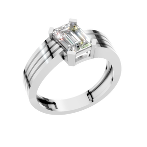 Anillo de Compromiso de Lujo para Mujer con Diamante Cultivado en Laboratorio Certificado por IGI, Engaste de Puntas, Oro Sólido de 14k, para Regalo de Aniversario de Bodas o Fiesta - Product Image 1